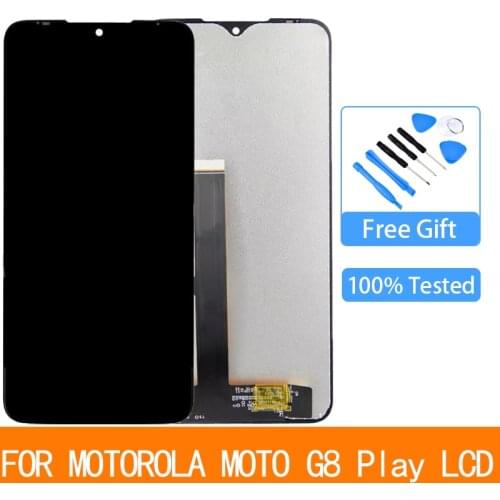 6.2" For Motorola Moto G8 Play XT2015 XT2015-2 LCD Display Touch Screen Digitizer Glass Panel Assembly Motorola G8 Play LCD