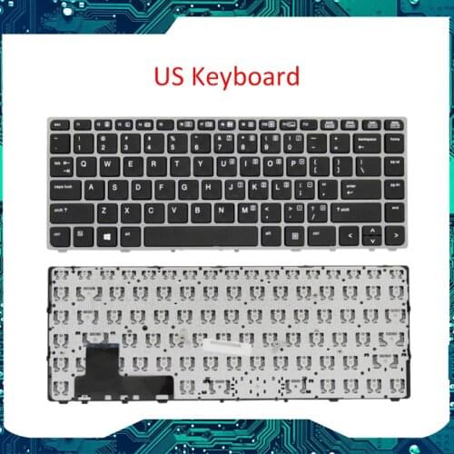 697685-001 For HP EliteBook Folio 9470M 9480m with frame and backlit US Keyboard 90-95% New