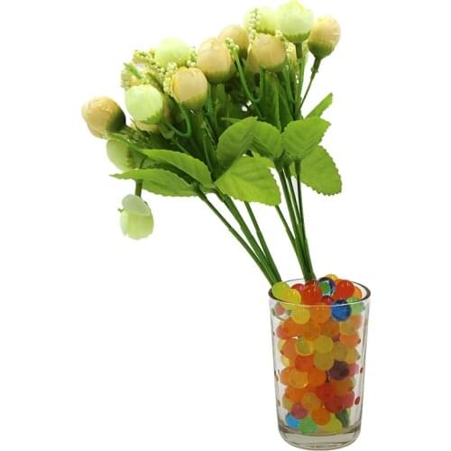 500PCS/5Bag Crystal Earth Grown Beads Lovely Hydrogel Magic Gel Jelly Ball or Bizhai Baby Vase Decorated Weeding Decoration