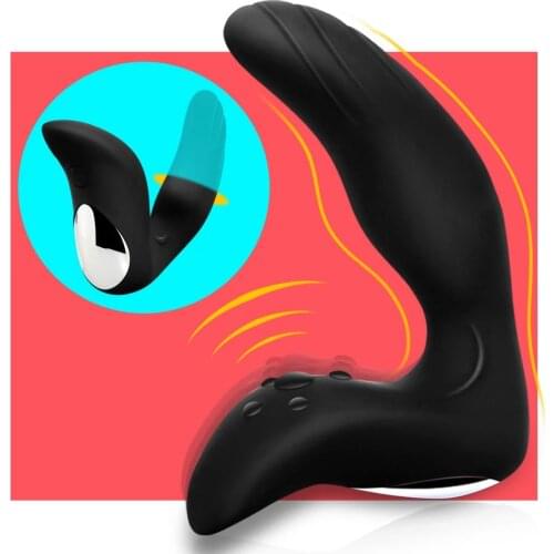 Silicone Prostate Massage 10 Speeds Mute Sexo Anal Vibrator Adult Sex Toys for Man Butt Plug Masturbator Erotic Toys