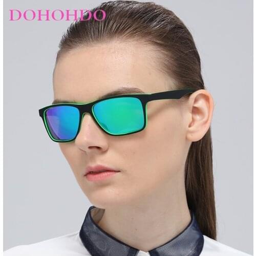 DOHOHDO New Polarized Sunglasses Women Vintage Night vision Sun Glasses UV400 Protection lady Fishing Driving Eyewear Anti-Glare