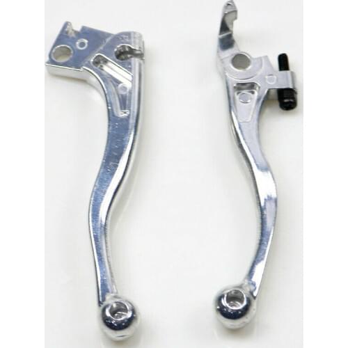 Motorcycle Chrome Brake Lever Clutch For Kawasaki KLX 250 250C 650 KDX 220