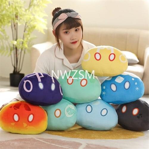 Game Genshin Impact Slim pillow cushion game surrounding tuanzi pendant dolls two yuan pillow animation figures birthday present