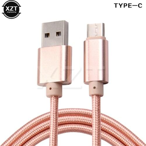 USB 3.1 Type C Cable Nylon Fast Charging USB Type-C USB-C Data Sync Charger Cable for XiaoMi Oneplus 2 Zuk Z2 NEXUS 5X 6P NEWEST