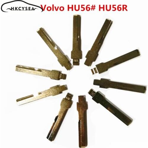 KEYDIY Metal Blank Uncut Flip HU56# Blade for Volvo Car Remote Key Embryo Uncut Blade Y70 HU56R for KD VVDI Xhorse JMD Remote
