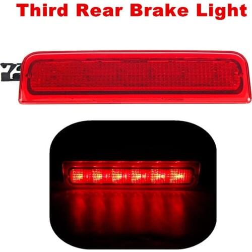 Red Car LED Third Rear Brake Light 3rd Tail Stop Lamp High Mount 2K0945087C For VW Caddy III Box Estate 2001-2016