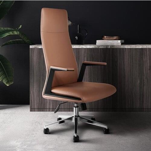 Luxury modern leather chair, boss chair, home ladys leather computer chair, large office chair, large class chair