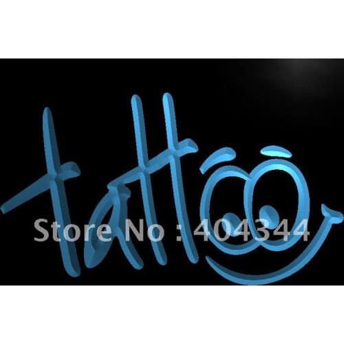 LB147- Tattoo Body Inked LED Neon Light Sign home decor crafts