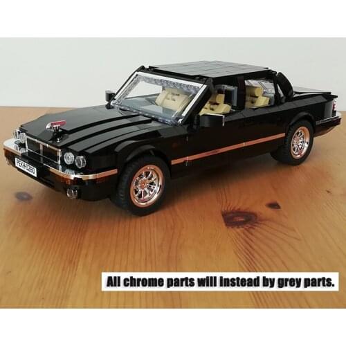 New Building block Jaguar XJ Technology Car DIY Childrens Transportation Vehicle Block Model Education Toy Gift Model
