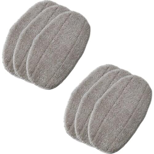 Steam Mop Cloth Microfiber Mop Head Accessories Mop Replacement Cloth for Leifheit Clean Tenso Steam Mop, 6PCS