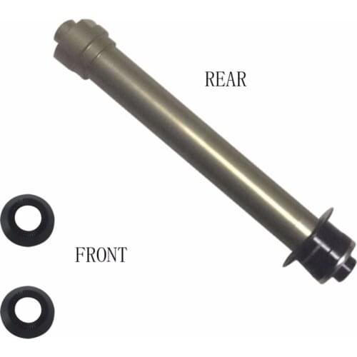 Converting Axle with End Cap/Side Cap for NOVATEC D412SB Rear Hub, QR/15MM Adaptors/Adapters for NOVATEC D411SB Front Hub