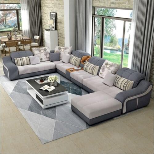 Simple, modern and washable fabric sofa