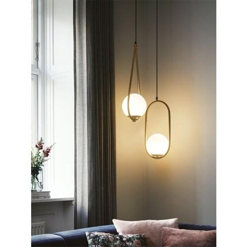 Luxury Water Drop Ring Pendant Lights Designer Nordic Bedroom Living Room Modern Minimalist Study Hanging Lamps E27 Fixtures