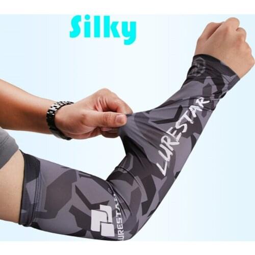 Sun fishing sleeves Ice Silk UV Silky Non-slip strip Cuff Elastic Comfortable Breathable High elasticity Skin-friendly Arm cover