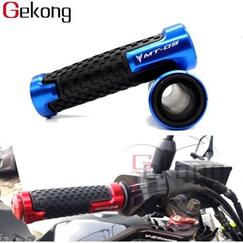 LOGO MT-09 For YAMAHA MT-09 MT09 MT 09 FZ-09 2014 2015 2016 2017 2018 2019 Motorcycle 7/8'' 22MM Handlebar Grips Handle bar
