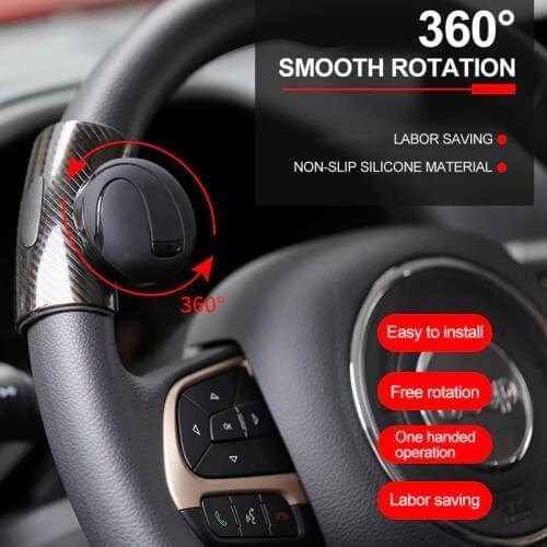 Car Steering Wheel Booster Ball Blue/Black Optional Dropshipping Durable Silicone 360 Degree One-handed Operation Spinner Knob