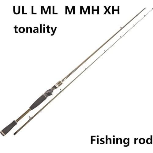 Lure Fishing Rod 1.8m 2.1m 2.4m 2.7m 3.0mCarbon Spinning Baitcasting Guide Travel Lure Rod 3-50g UL ML M MH XH Fishing rod