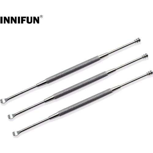 1/2/3pcs Portable Stainless Steel Earwax Cleaner Smart Ear Wax Removal Tools Wonder Soft Massage Earpick Ear Care Cleaner