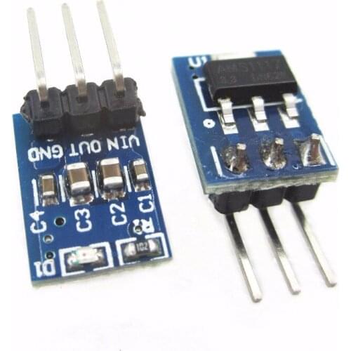 1pcs AMS1117 3.3V power supply module AMS1117-3.3 power module AMS1117-3.3V