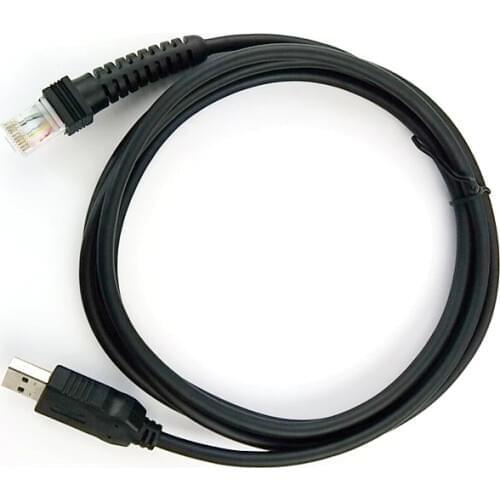 2pcs BarCode Scanner PS2-to-USB Cable,2M(7feet),For Argox AS8120 AS8250 AS8312,USB Interface