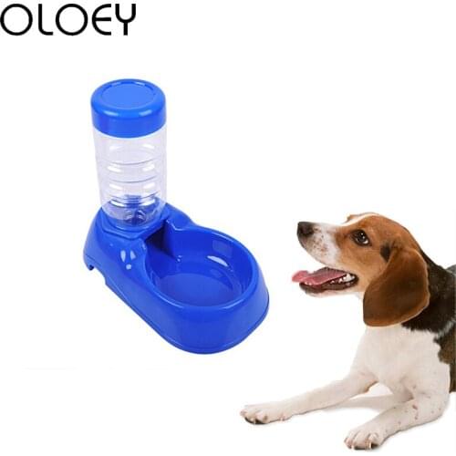 400ml Pet Dog Cat Food Water Dispenser Bottle Utensils Plastic Feeder Bowl Cat Drinking Fountain Dish Bowl for Dog Pet Supplies