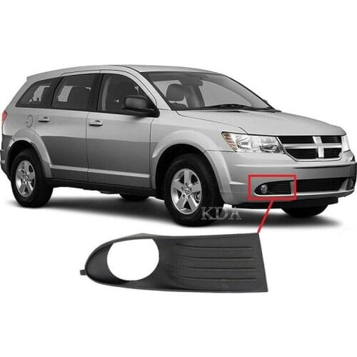 Auto Left Right Side Front Bumper Fog Light Grille Grill Cover For Dodge Journey 2009 2010 2011 2012 05178284AB 05178285AB