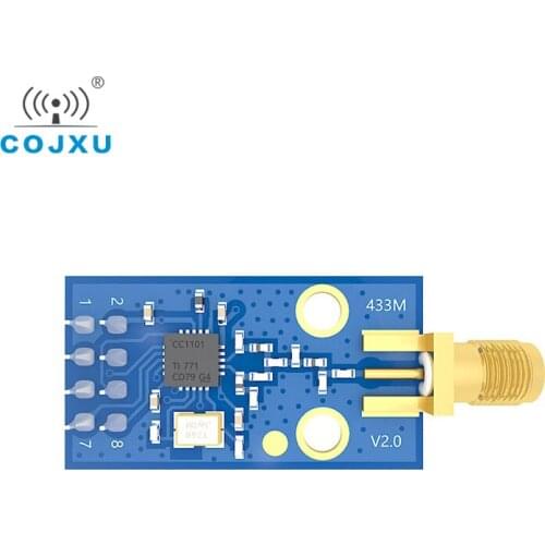 CC1101 433MHz 10mW rf Wireless Transceiver Module SMA Interface RF Module cojxu E07-M1101D-SMA Transmitter and and Receiver