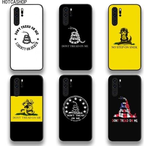 Don't tread on me snake Phone Case For Huawei P20 P30 P40 lite E Pro Mate 40 30 20 Pro P Smart 2020