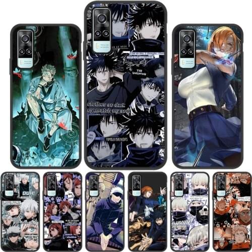Jujutsu Kaisen TPU Case For Vivo Y11 Y19 Y17 Y15 Y12 Y20I Y22 Y21 Y25 Y31 Y50 Y53 Y55 Y66 Y69 Y70S Y71S Y81 Y83 Y91 Z5X Z6 Cover