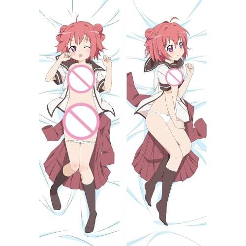 Coscase Anime Body Pillowcase YuruYuri Akaza Akari Toshinou Kyouko Yoshikawa Chinatsu Sugiura Ayano Dakimakura Pillow Cover Case