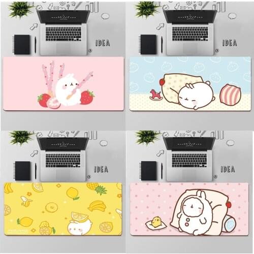 Gaming Mouse Pad Large Mouse Pad PC Gamer Computer Mouse Mat Big Mousepad Keyboard Desk Mat XXL Carpet Cute Molang Mause Pad