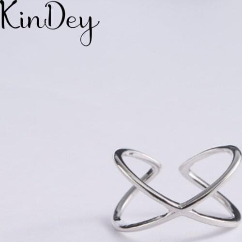 Personality Gothic Vintage Cross Rings For Women Bridal Wedding Engagement Punk Resizable Antique Rings Rock Jewelry