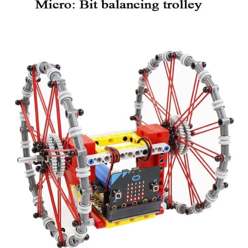 Micro: BIT balancing car Microbit programmable intelligent robot assembly kit APP remote control