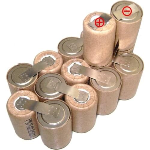 NiMH 4/5Sub C 10C 18V 2.2AH Rechargeable battery for power tools Drill P26