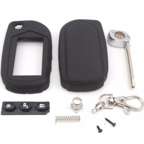 New case for Starline A91 A61 B9 B6 uncut blade fob case cover A91 folding car flip remote free shipping