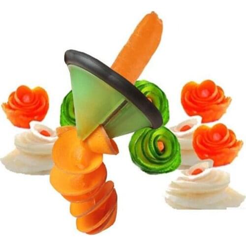 Wholesale Vegetable Fruit Sharpener Peeler Carrot Cucumber Spiral Slicer Kitchen Cutter