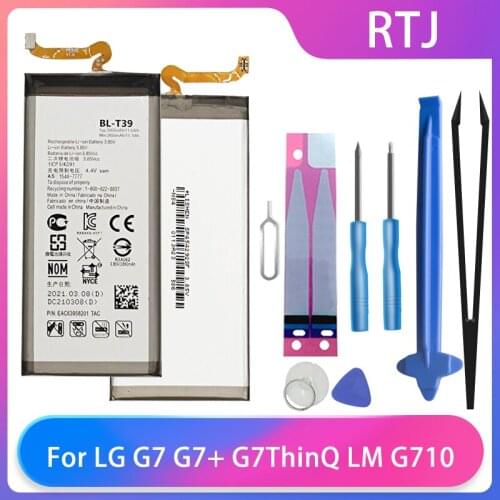 Original Replacement Batteries For LG G7 G7+ G7ThinQ LM G710 ThinQ G710 Q7+ LMQ610 BL-T39 High Capacity Battery