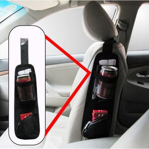 Hot Solid Universal Car Auto Side Seat Organizer Storage Multi Pocket Hanging Bag Holder Convenient