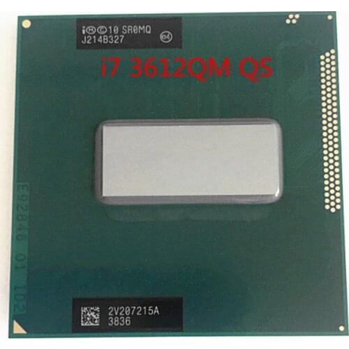 Free shipping Laptop CPU i7-3612QM 6M Cache,2.1GHz-3.10GHz , i7 3612QM QC27 QS Beta scrattered pieces
