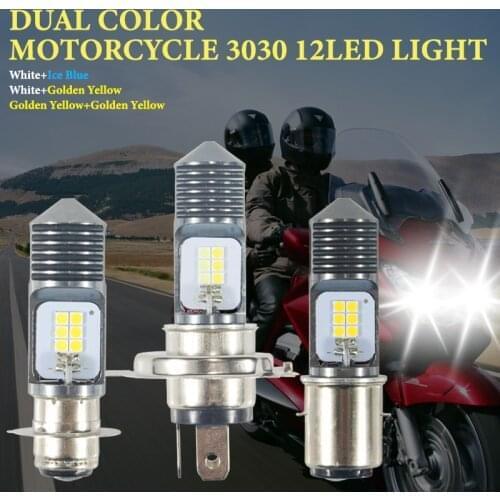 Led Motorcycle H6 P15D H6W H4 Led BA20DCanbus Headlight Bulbs Moto Lights Hi Low beam Motorbike Fog Lamp 12V 6000K Fog Lights