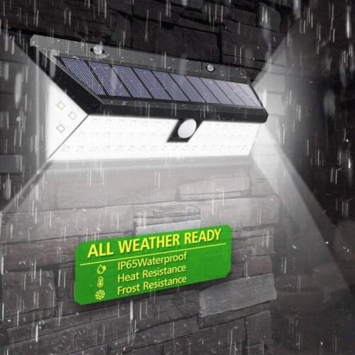 Solar 90/118 LED Wall Light Solar Outdoor Safety Lighting Night Light Waterproof IP65 Motion Sensor Detector Remote