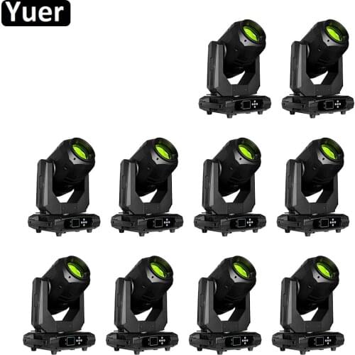 10Pcs/Lot Color Music 4IN1 Moving Head Light Beam Wash Spot Zoom DJ Disco Light DMX512 Lyre Wedding Club Nightclub Lighting