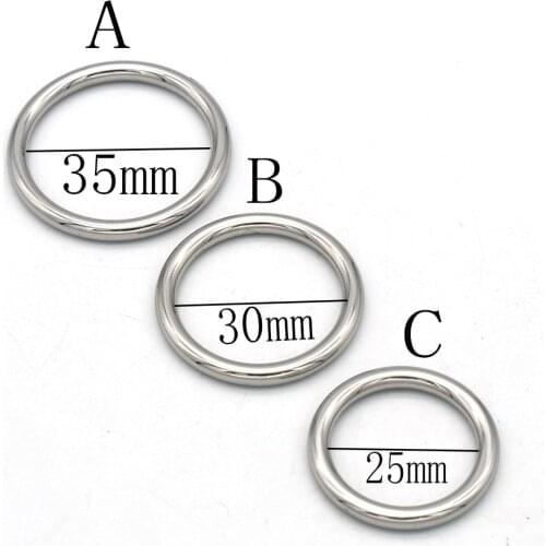 25-35mm Silver O Rings Metal Loops O Buckle Belt Strap Buckle Webbing O Ring,Bag handle Handbag Purse Bag Hardware Supplies