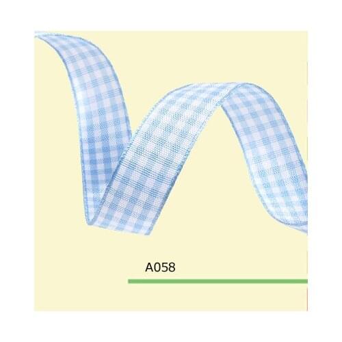 3/16" Inch 5mm checks ribbons