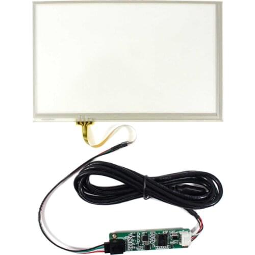 Touch Screen 7inch Touch Panel 165mm x 104mm 4-wire USB Controller Card