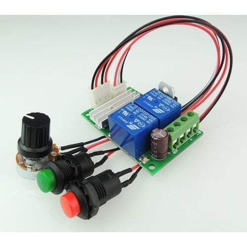 50PCS/LOT PWM DC Motor Speed Controller 6V12V24V Switch Electric Push Rod Motor Controller Button(6.5)