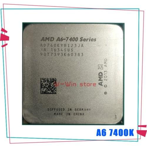 AMD A6-Series A6 7400K A6 7400 K 3.5G Dual-Core CPU Processor 65W AD740KYBI23JA / AD740BYBI23JA Socket FM2