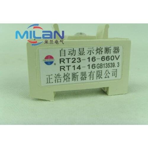 Automatic display fuse, RT23-16 track type fuse holder, safety base, FB14-16X