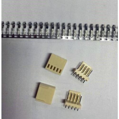 Free Shipping 50 sets KF2510-5pin 2.54mm Pitch Terminal / Housing / Pin Header Connector Adaptor KF2510-5P Kits