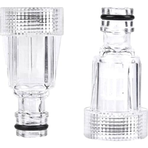 2PCS 3/4" Thread Quick Connector Car Washing Machine Water Inlet Filter for household Portable Accessories